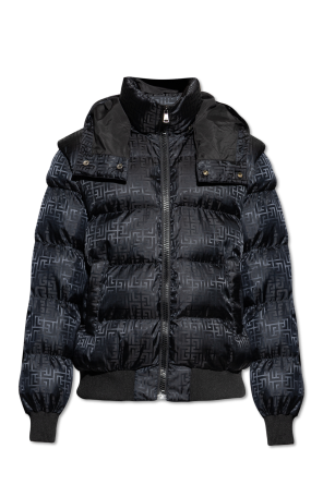 ダウンジャケット GUCCI DOWN JACKET (770791Z8BNU 1126) GUCCI Dark grey wool blend down jacket (770791Z8BNU 1126